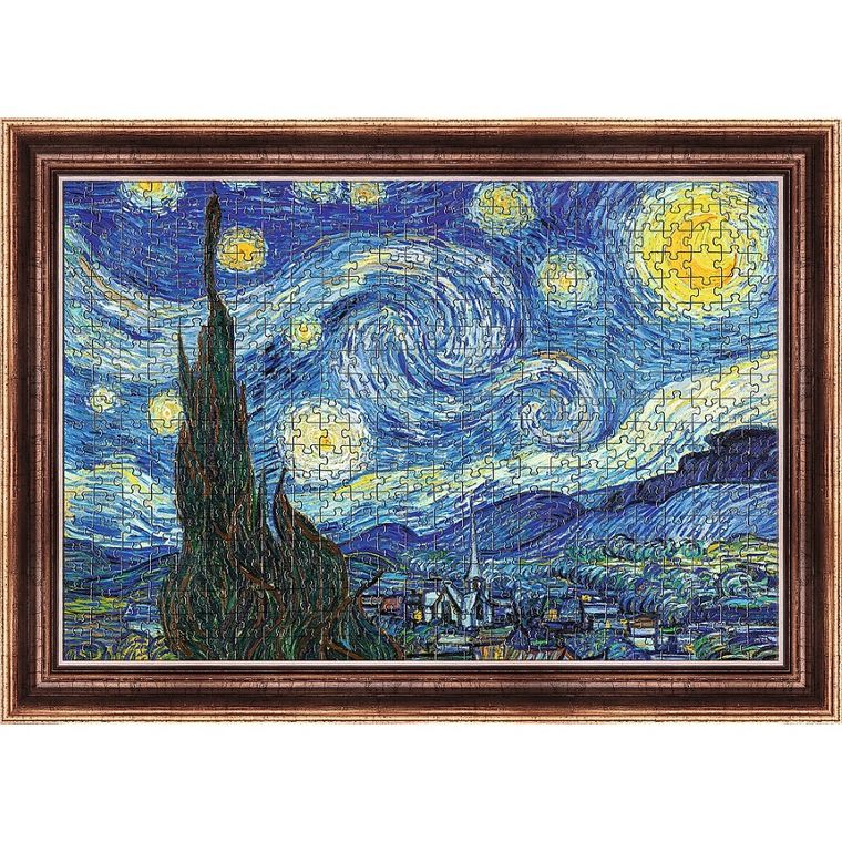 Trefl, PuzzloRama, Gwiaździsta Noc, Vincent van Gogh, puzzle, 500 elementów