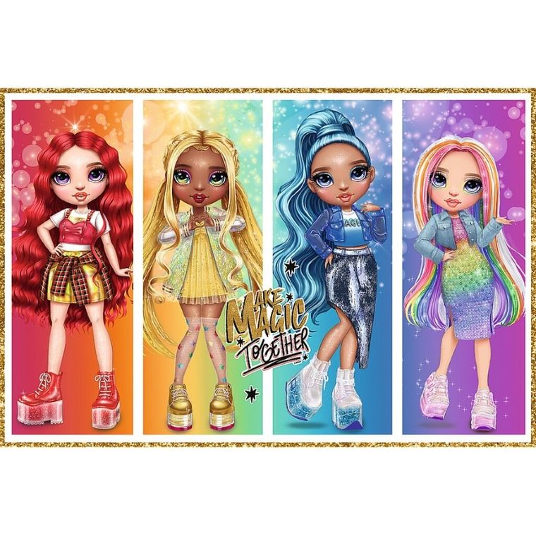 Trefl, Rainbow High, Tęczowe lalki, puzzle, 2-200 elementów