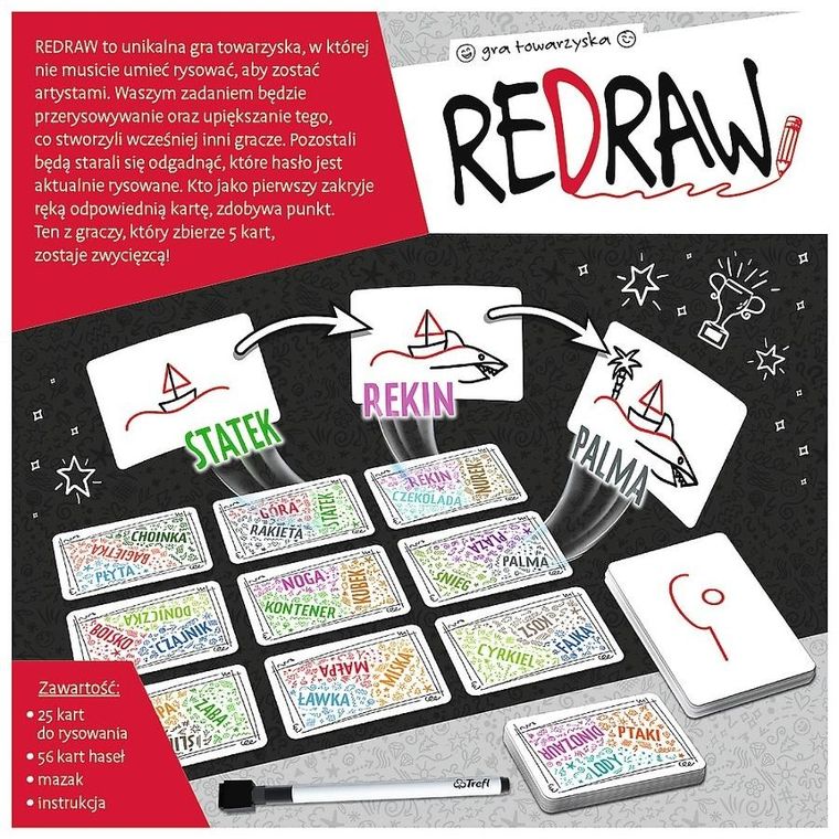 Trefl, Redraw, gra towarzyska