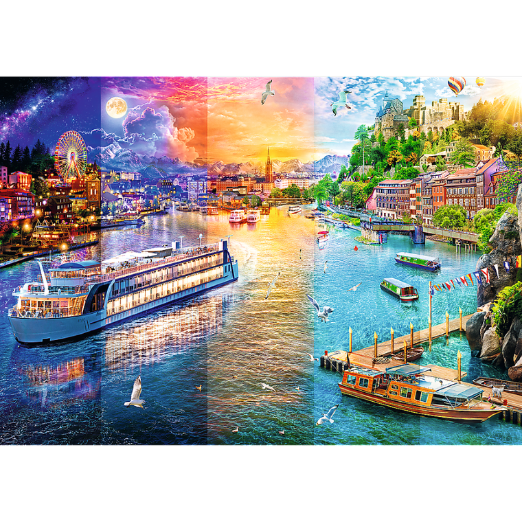 Trefl, Rejs po rzece, puzzle, 1000 elementów