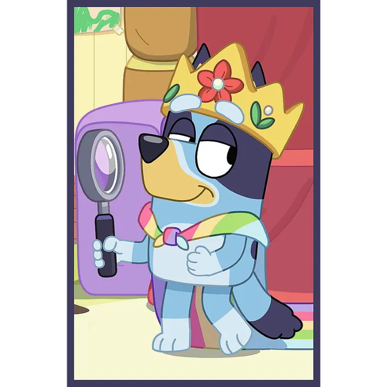 Trefl, Rodzina Bluey, puzzle, 3-50 elementów