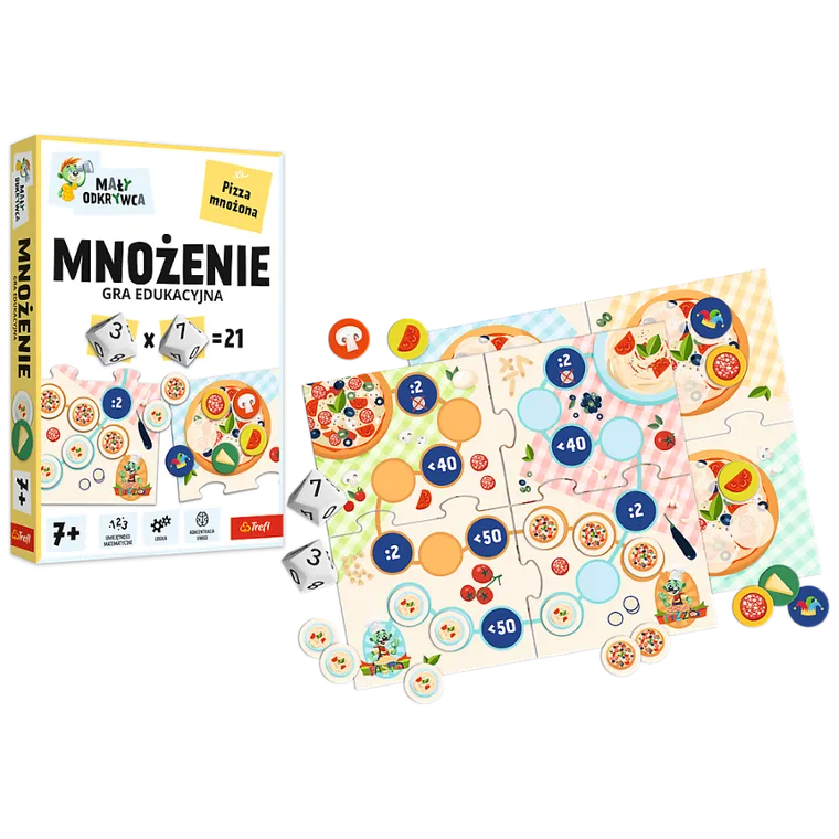 Trefl, Rodzina Treflików, Mały Odkrywca, Mnożenie, gra edukacyjna