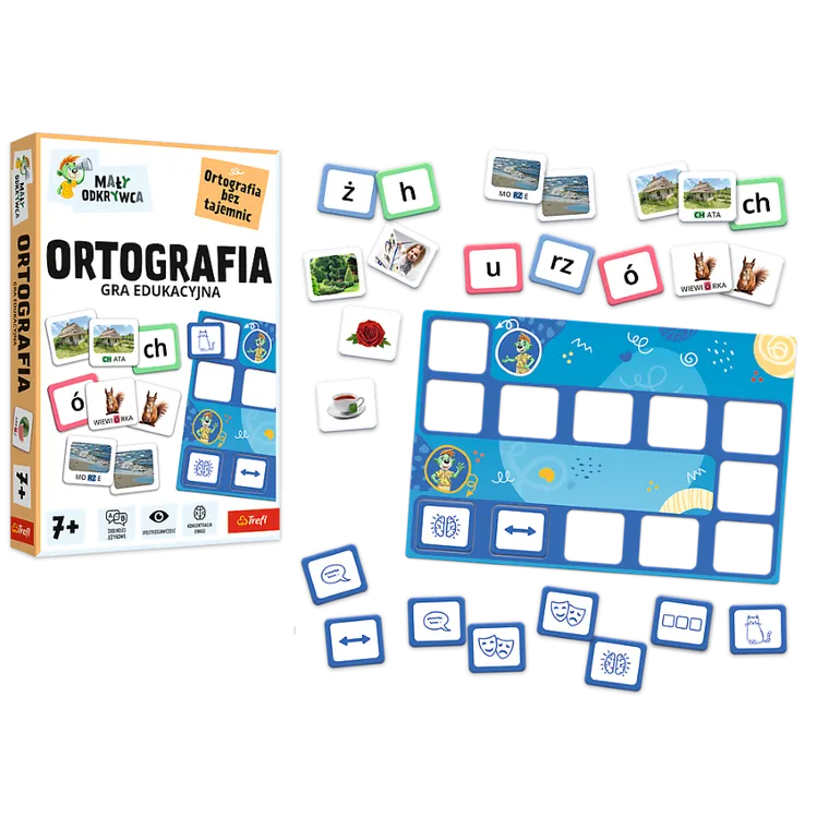 Trefl, Rodzina Treflików, Mały Odkrywca, Ortografia, gra edukacyjna