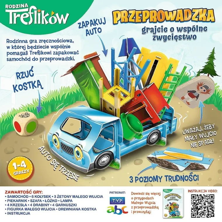 Trefl, Rodzina Treflików, Przeprowadzka, gra familijna