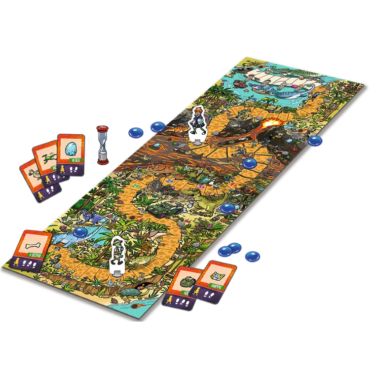 Trefl, Rodzina Treflików, Spy Guy Junior, Dinozaury, gra familijna