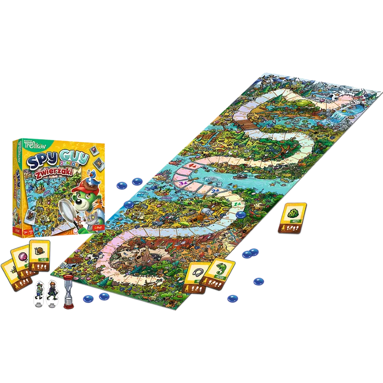 Trefl, Rodzina Treflików, Spy Guy Junior, Zwierzaki, gra familijna