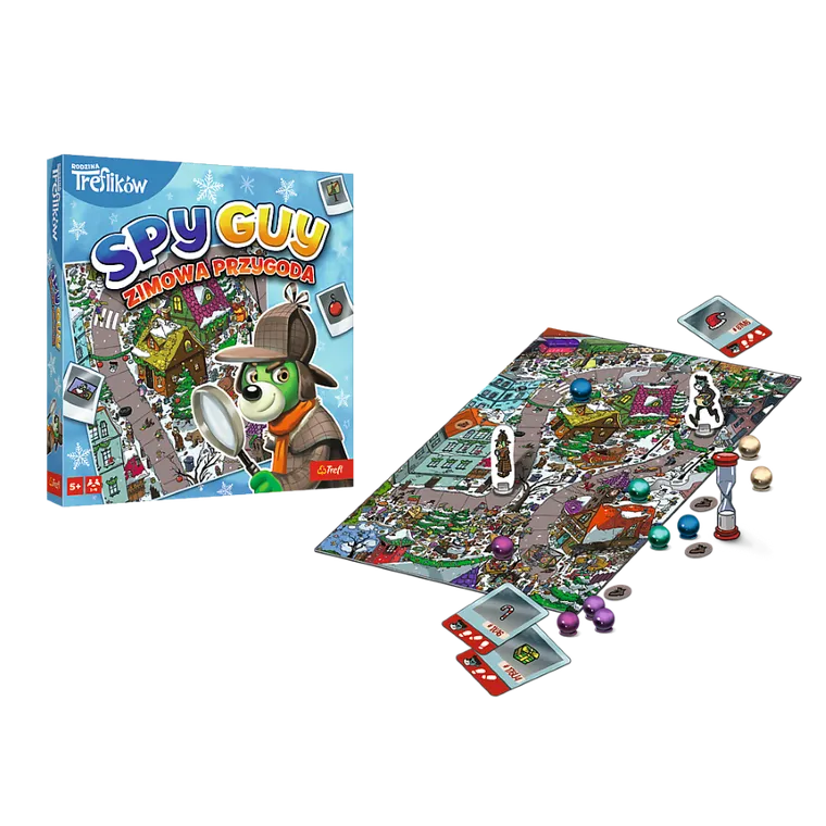 Trefl, Rodzina Treflików, Spy Guy Zimowa Przygoda, gra familijna