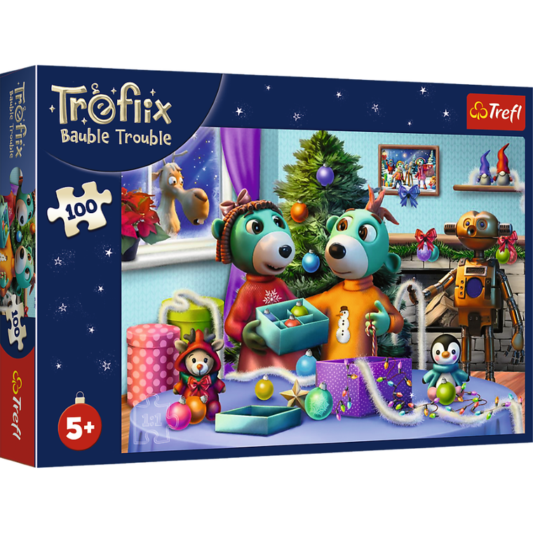 Trefl, Rodzina Treflików, Święta, puzzle, 100 elementów