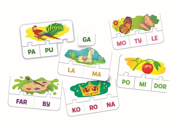 Trefl, Rodzina Treflików, Sylaby, gra edukacyjna