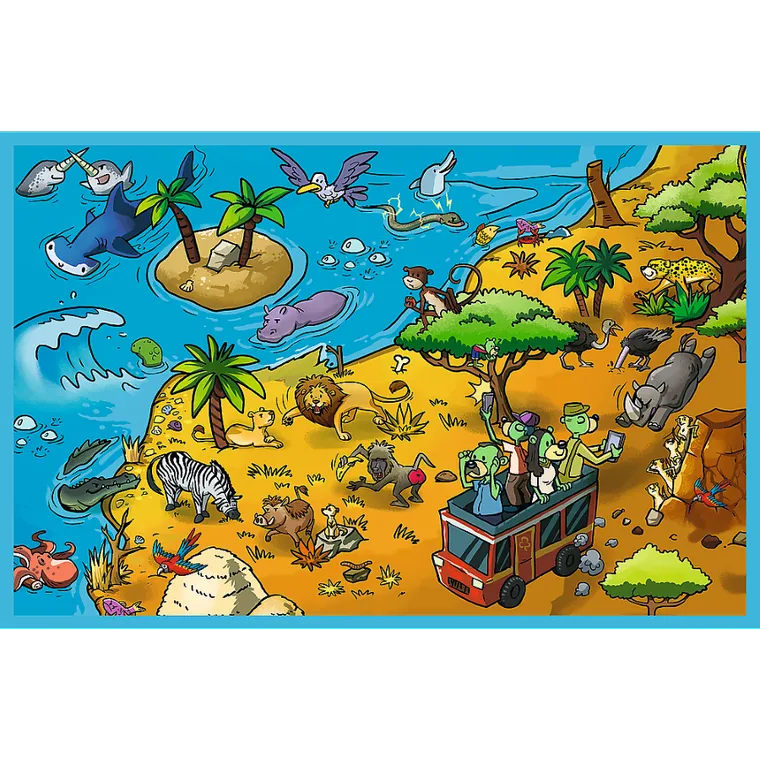 Trefl, Rodzina Treflików, Trefliki się bawią, puzzle, 2-70 elementów