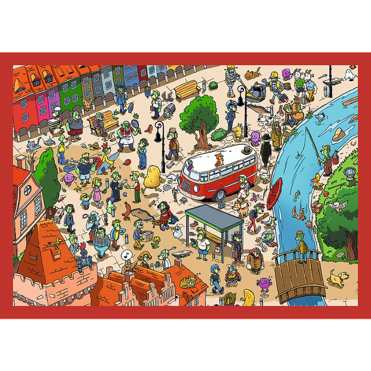 Trefl, Rodzina Treflików, Ulubione Trefliki, puzzle, 4w1 elementów