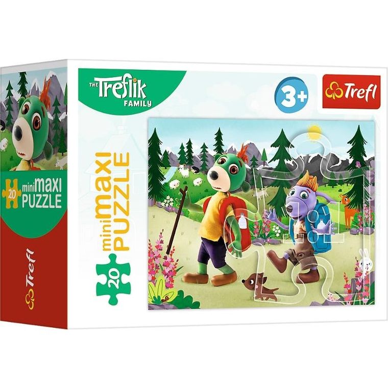 Trefl, Rodzina Treflików, Wakacyjny dzień Treflików, puzzle minimaxi, 20 elementów