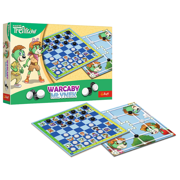 Trefl, Rodzina Treflików, Warcaby i Młynek, gry familijne