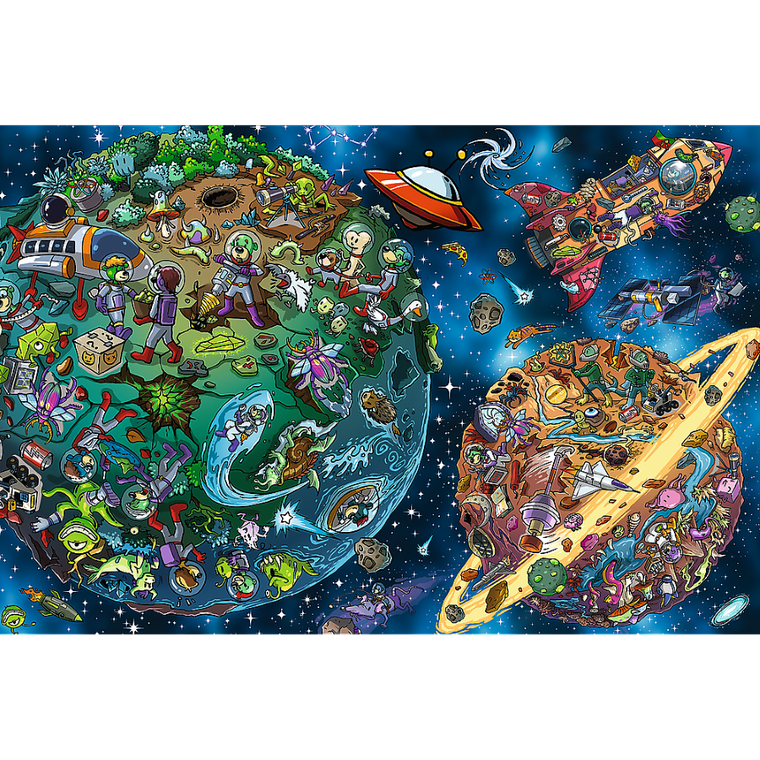 Trefl, Rodzina Treflików, Wspaniała Rodzina Treflików, puzzle, 100 elementów