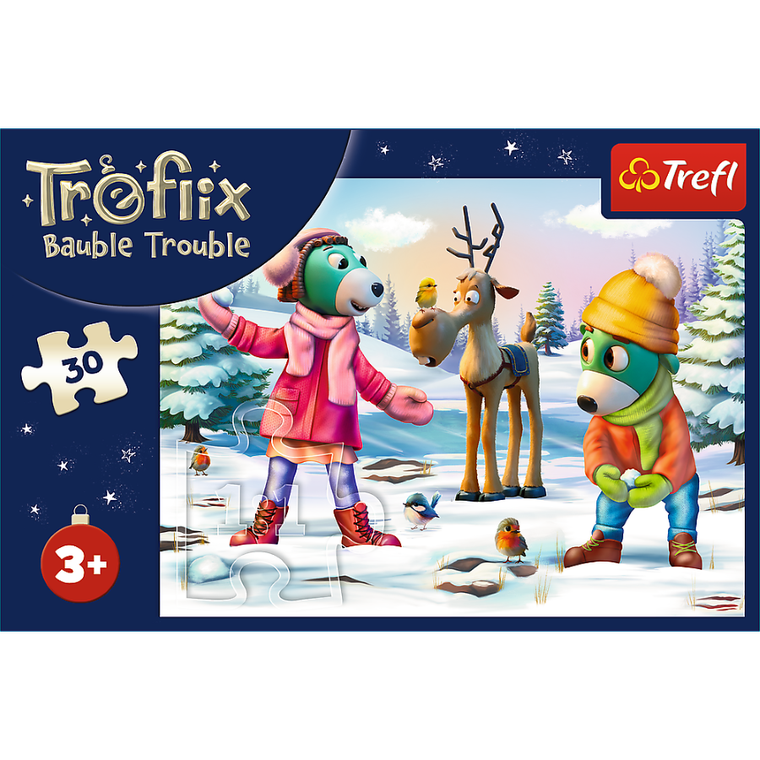 Trefl, Rodziny Treflików, Świąteczny czas Trefilków, puzzle, 30 elementów