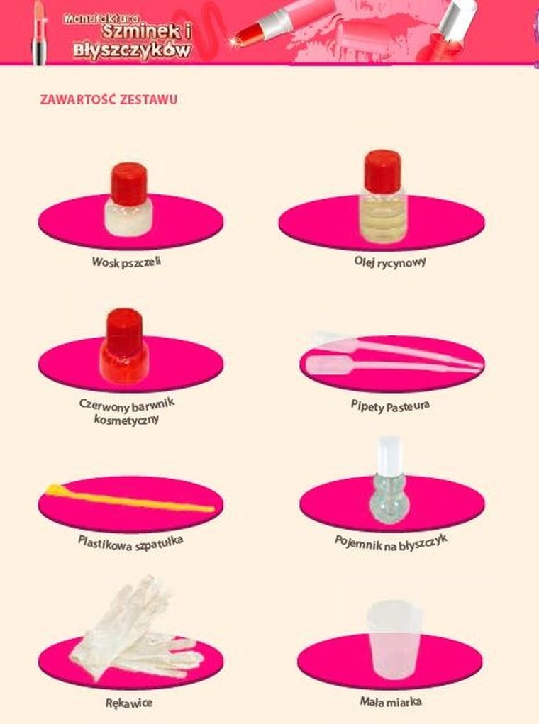 Trefl, Science4You, Manufaktura szminek i błyszczyków, zestaw M