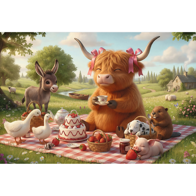 Trefl, Słodki piknik, puzzle, 300 elementów