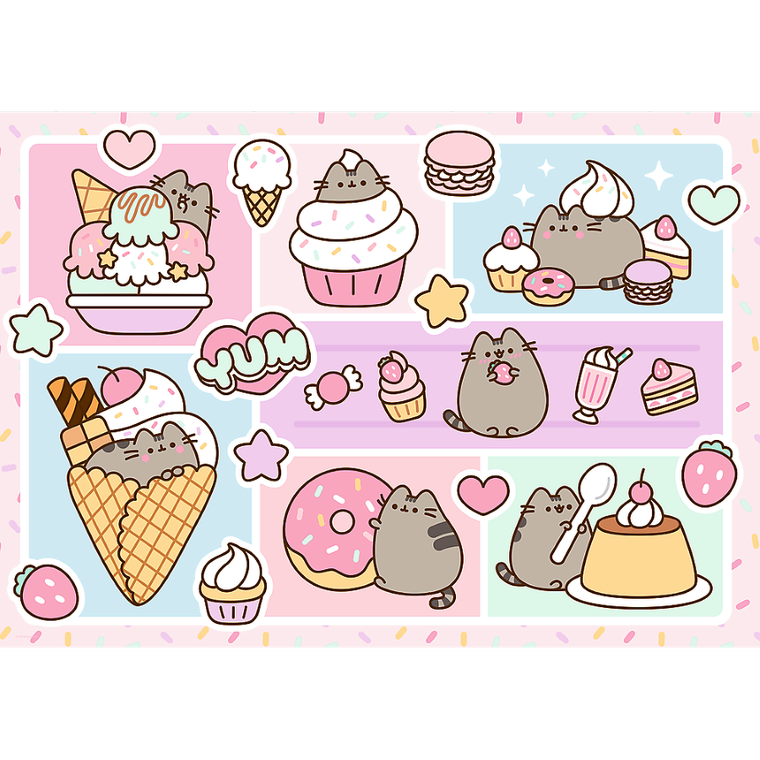 Trefl, Słodki Pusheen, puzzle, 1000 elementów