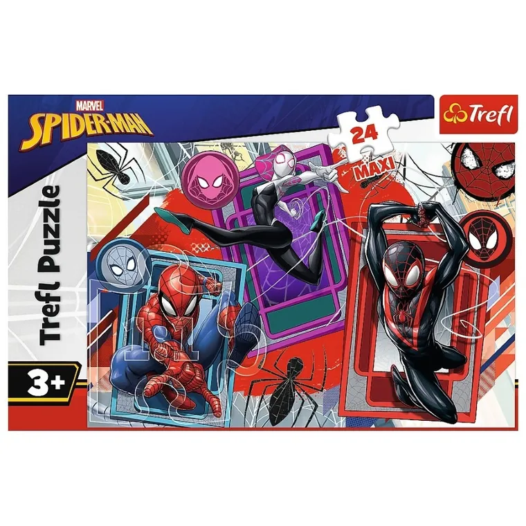 Trefl, Spider-Man, Pajęcze zmysły, puzzle maxi, 24 elementy