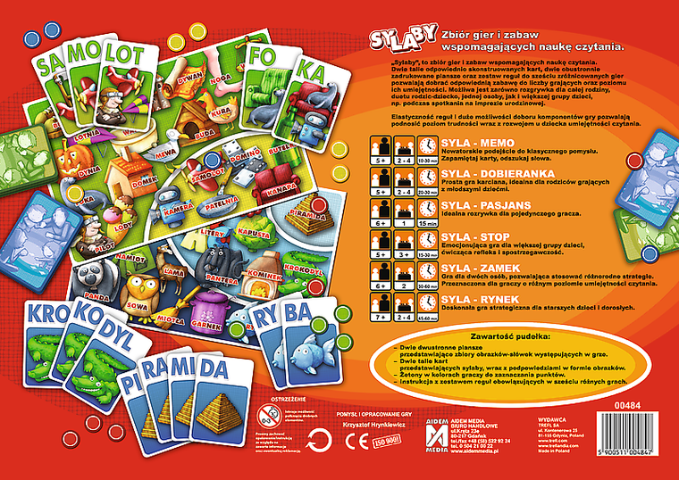Trefl, Sylaby, gra edukacyjna