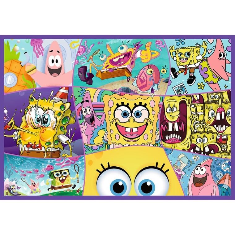 Trefl, Szalony świat SpongeBoba, puzzle, 4-250 elementów