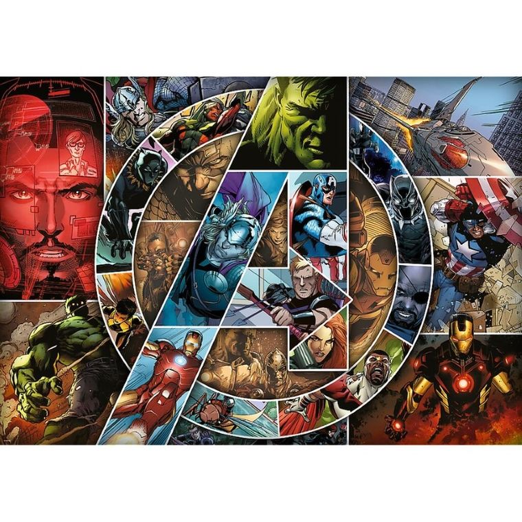Trefl, The Avengers, Bohaterowie, puzzle, 1000 elementów