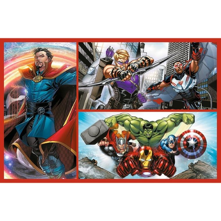Trefl, The Avengers, Zostań bohaterem, puzzle, 2-70 elementów