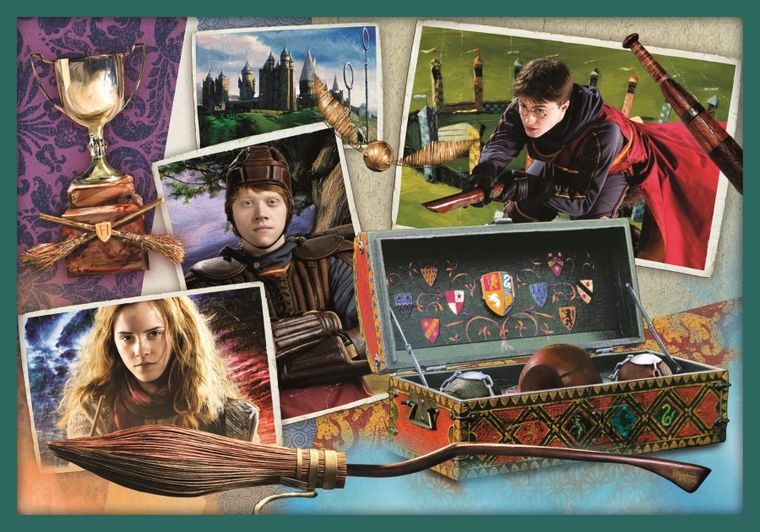 Trefl, W świecie Harrego Pottera, puzzle 10w1