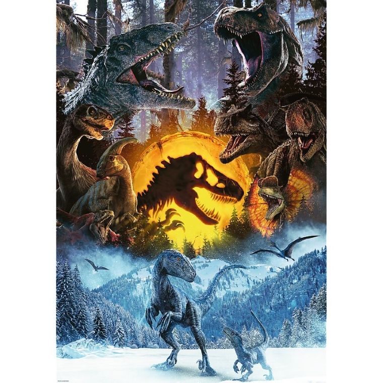Trefl, W świecie Parku Jurajskiego, puzzle, 1000 elementów