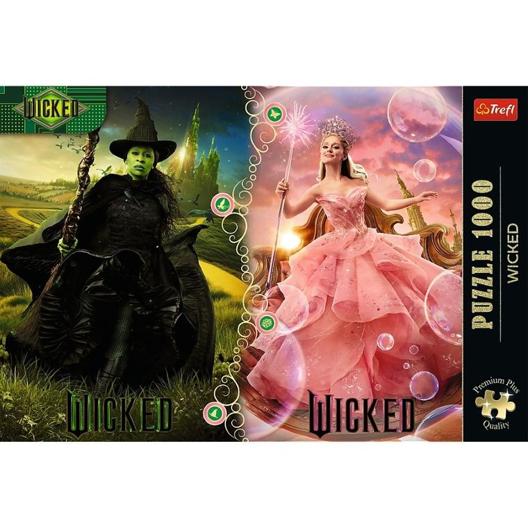 Trefl, Wicked, Elphaba & Glinda, puzzle, 1000 elementów