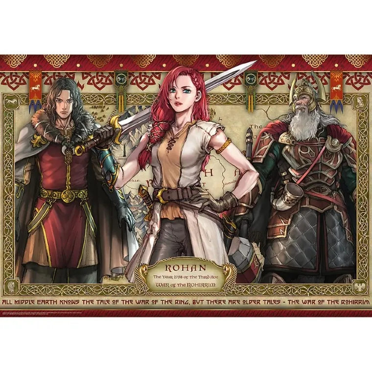 Trefl, Władca Pierścieni, Wojna Rohirrimów, puzzle, 1000 elementów