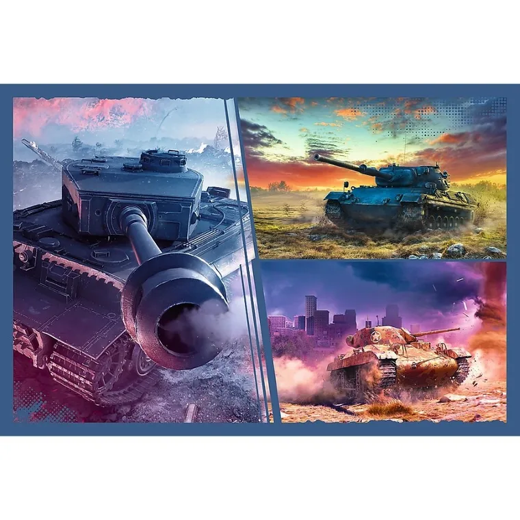 Trefl, World of Tanks, Pancerna misja, puzzle, 2-200 elementów