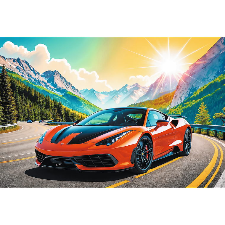 Trefl, Wyścig z czasem, puzzle, 100 elementów