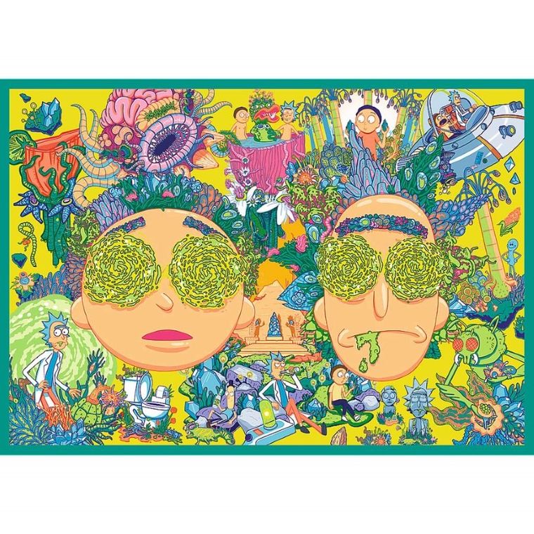 Trefl, Zakręcony świat Ricka i Morty'ego, puzzle, 4-250 elementów