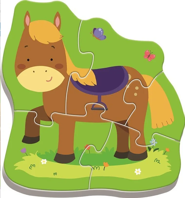 Trefl, Zwierzęta na wsi, puzzle baby