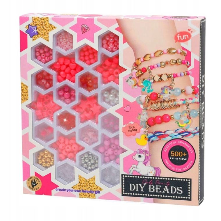 Trifox, koraliki do tworzenia biżuterii, zestaw kreatywny