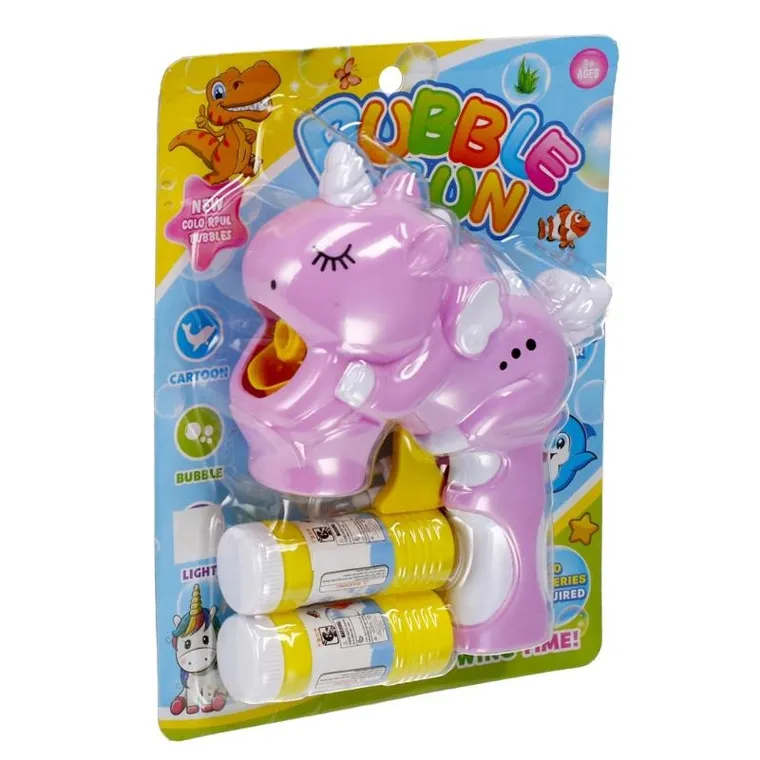 Trifox, pistolet na bańki mydlane, jednorożec