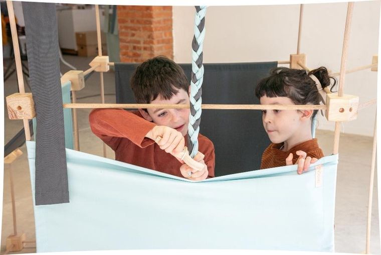 Trigonos, Maxi Trigonos, Hejmo, drewniane klocki konstrukcyjne, 150 elementów