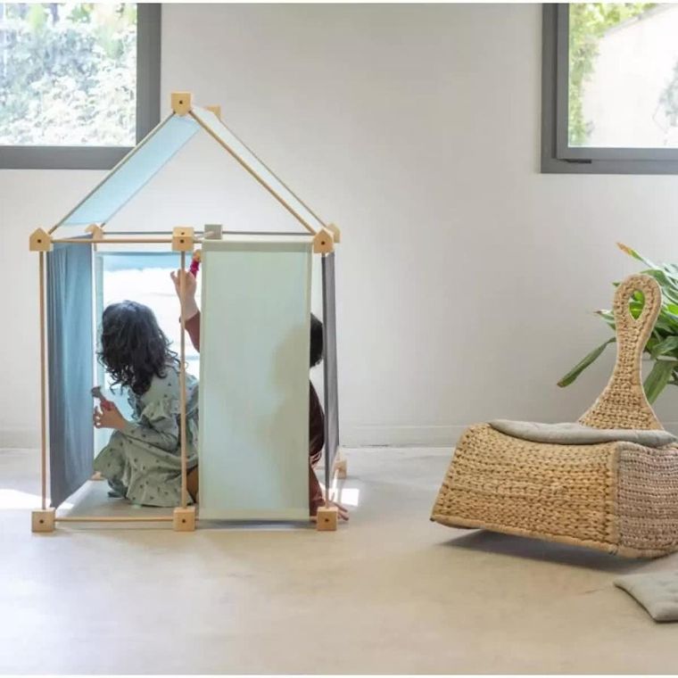 Trigonos, Maxi Trigonos, Kernel Hejmo, drewniane klocki konstrukcyjne, 44 elementy