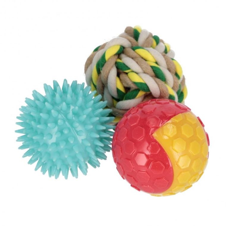 Trik&Roll, piłka dla psa, kolorowa, 3 szt.</li><li>