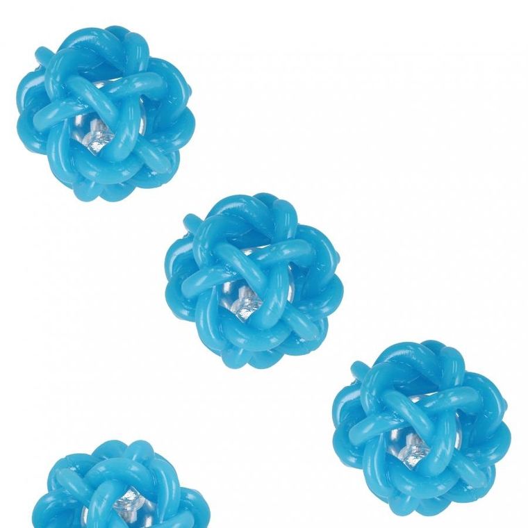 Trik&Roll, piłka dla psa świecąca, niebieska, 6 cm