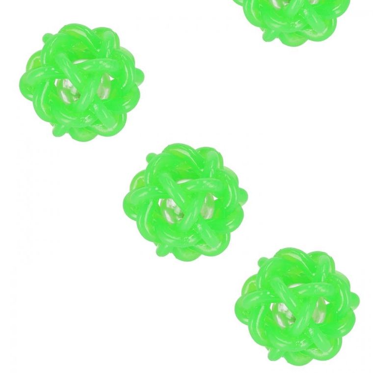 Trik&Roll, piłka dla psa świecąca, zielona, 6 cm