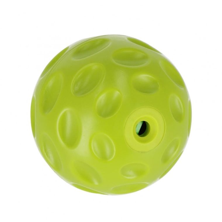 Trik&Roll, piłka dla psa z dźwiękiem, zielona, 9 cm