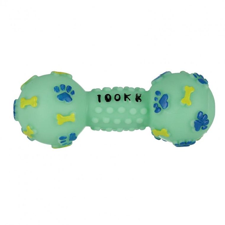 Trik&Roll, zabawka dla psa, kość z dźwiękiem, miętowa, 14 cm