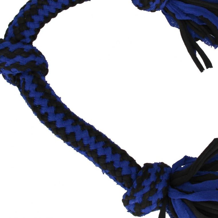 Trik&Roll, zabawka dla psa, szarpak supeł, niebieski, 50 cm