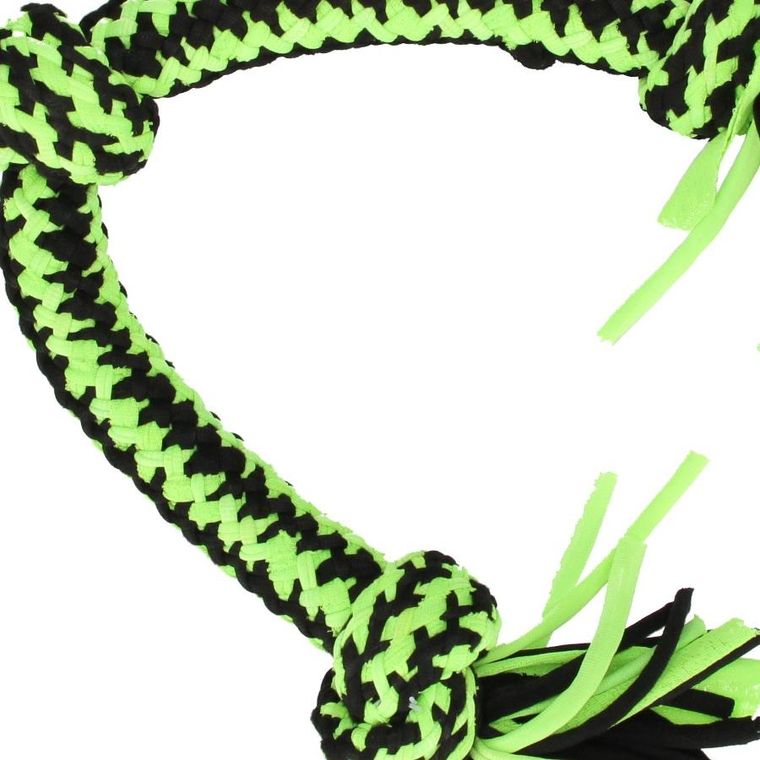 Trik&Roll, zabawka dla psa, szarpak supeł, zielony, 50 cm