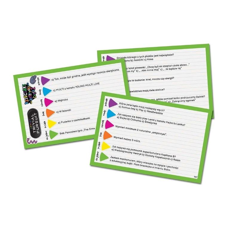 Trivial Pursuit, Dzieciaki Bystrzaki, Część 2, gra familijna