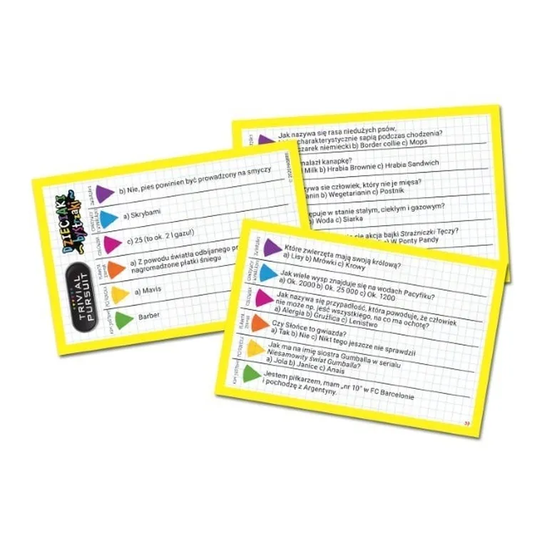 Trivial Pursuit, Dzieciaki Bystrzaki, gra familijna