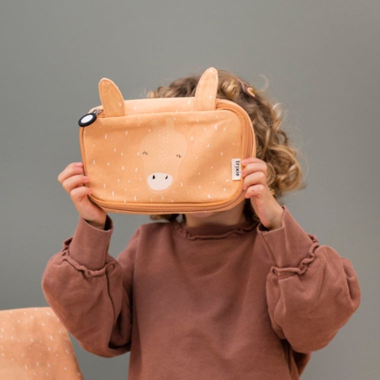 Trixie Baby, piórnik, owalny, Żyrafa