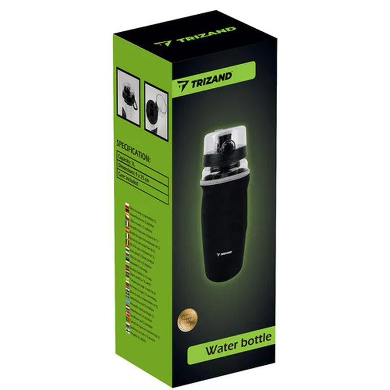 Trizand, bidon na wodę z pojemnikiem, 1l